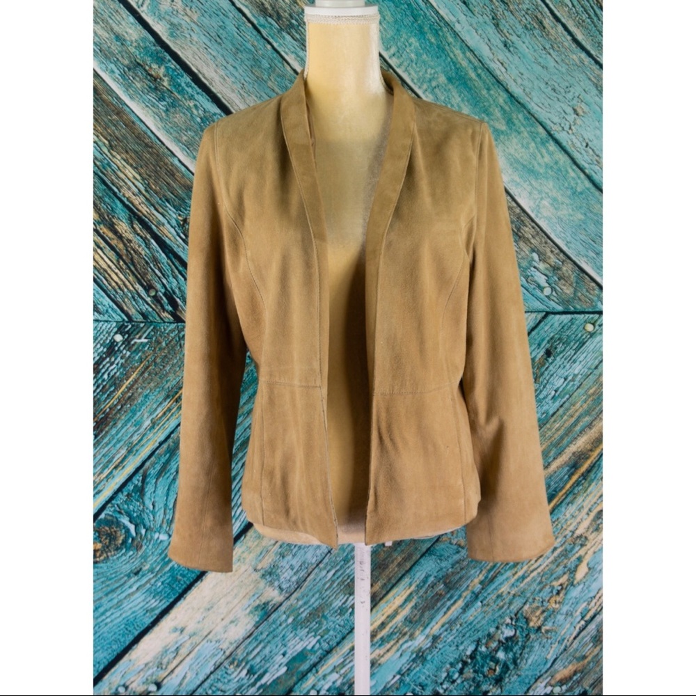 Eileen Fisher Suede Western Jacket